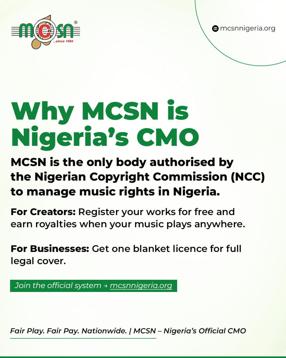 Why MCSN is Nigeria's CMO