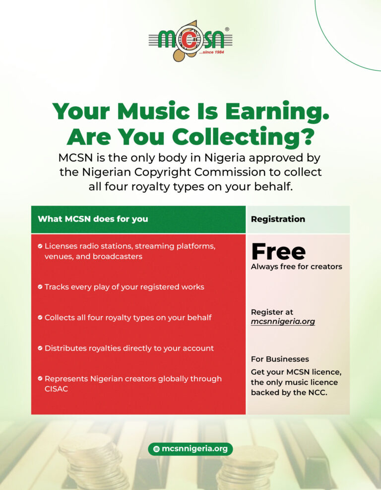 Types of Music Royalties Every Nigerian Creator Should Know